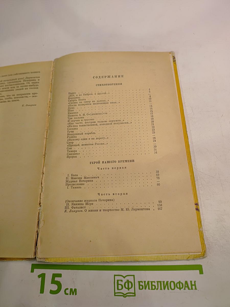 Стихотворения. Герой нашего времени