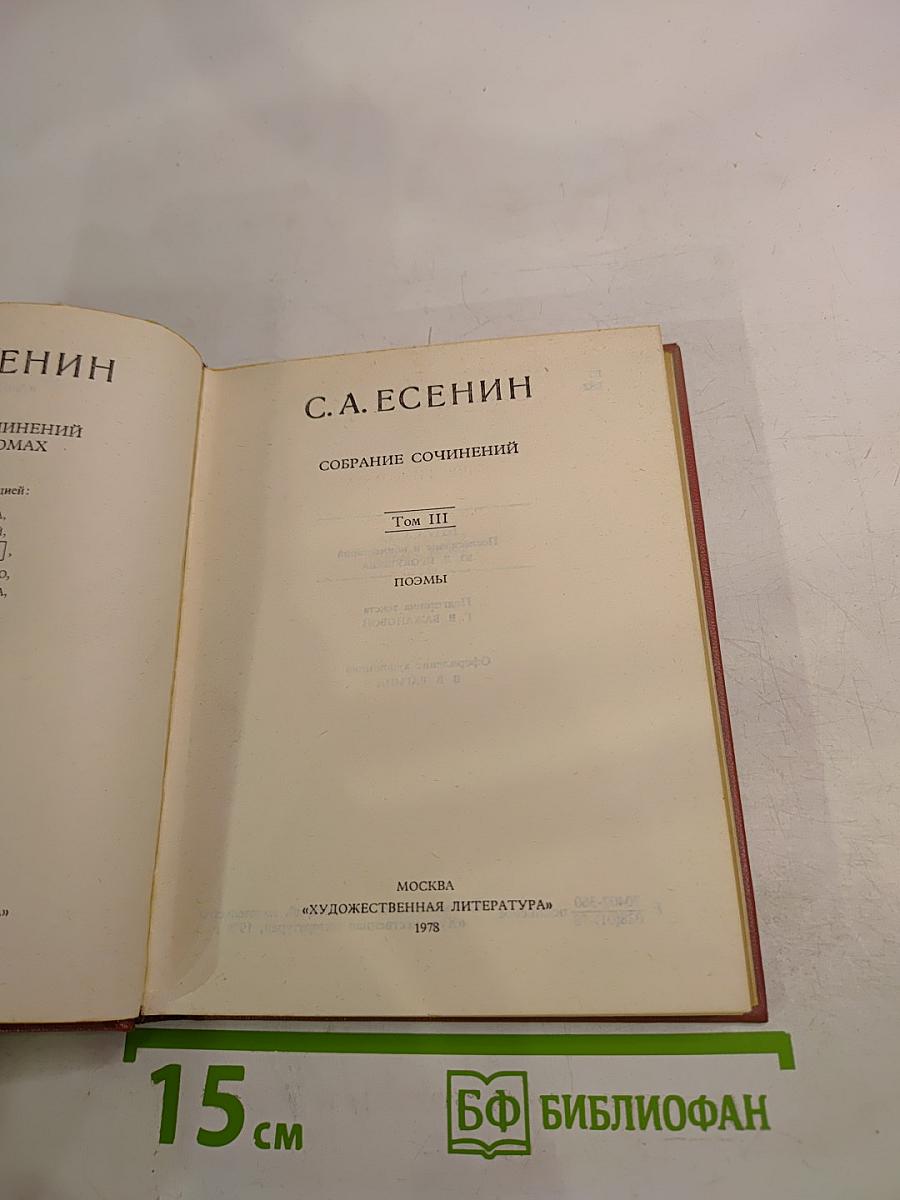 Собрание сочинений. Том III: Поэмы