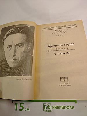 Архипелаг ГУЛАГ. Опыт художественного исследования. Части V-VII