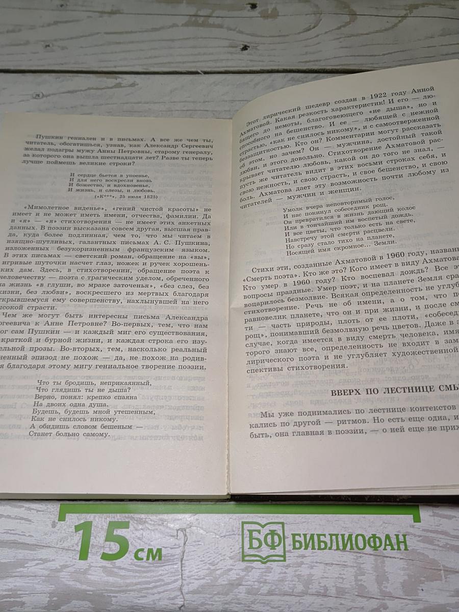Разговор о стихах