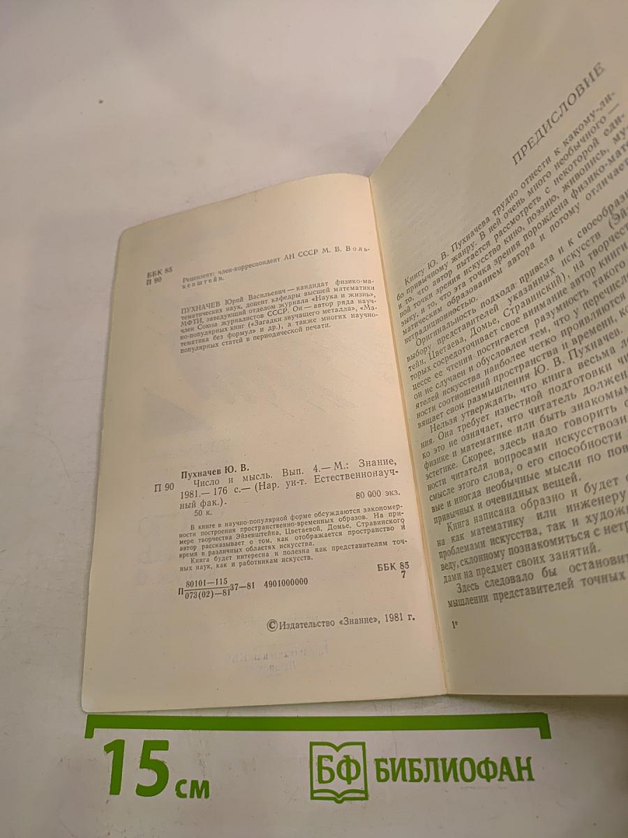 Число и мысль. Выпуск 4: Четыре измерения искусства