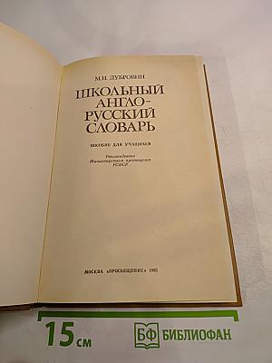 Школьный англо-русский словарь: Пособие для учащихся