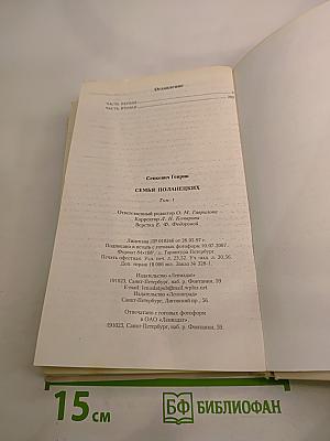 Семья Поланецких. Том 1