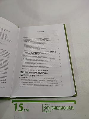 Экономическая природа и механизмы регулирования современных социально-трудовых конфликтов. Выпуск 44