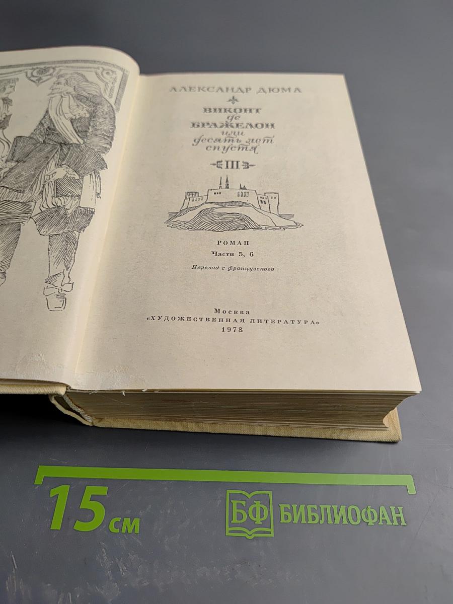 Виконт де Бражелон, или Десять лет спустя. Том III. Части 5, 6
