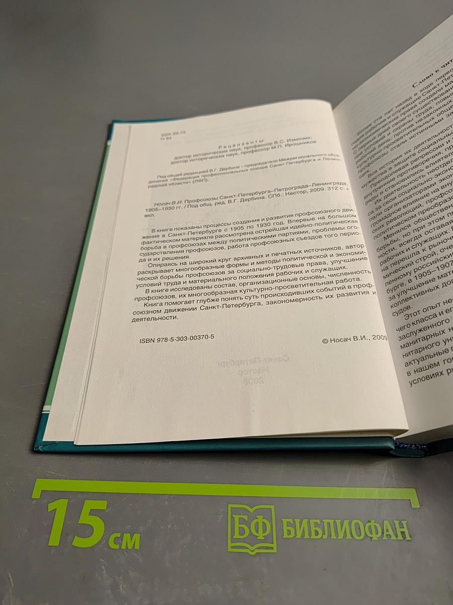 Профсоюзы Санкт-Петербурга-Петрограда-Ленинграда 1905-1930 гг. Книга первая