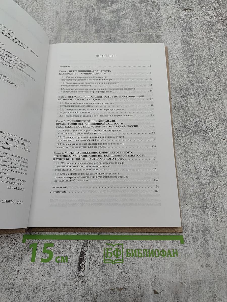 Конфликтогенный потенциал нетрадиционной занятости и пути его снижения