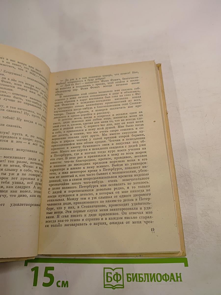 Село Степанчиково и его обитатели