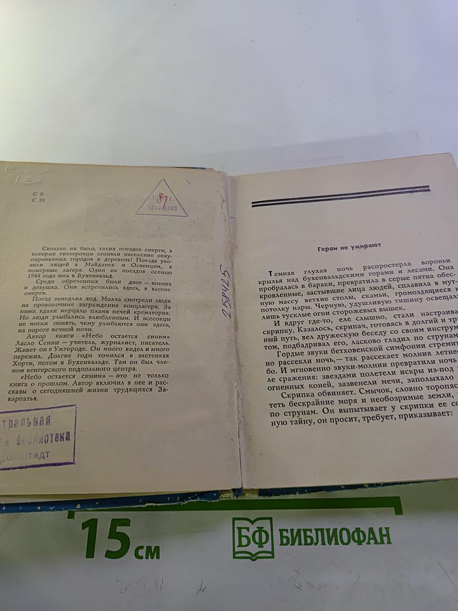 Небо остается синим