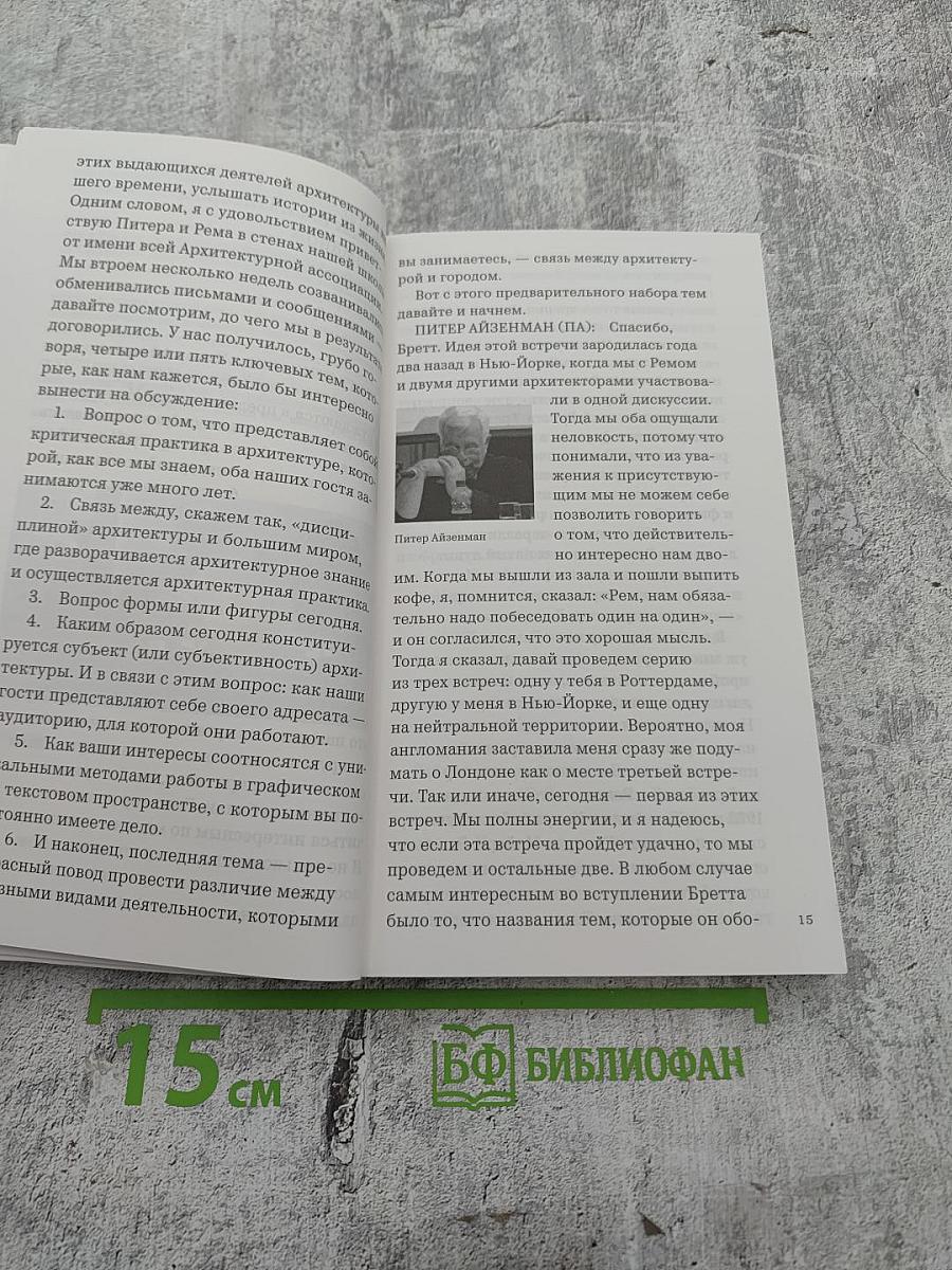 Суперкритика. Питер Айзенман и Рем Колхас