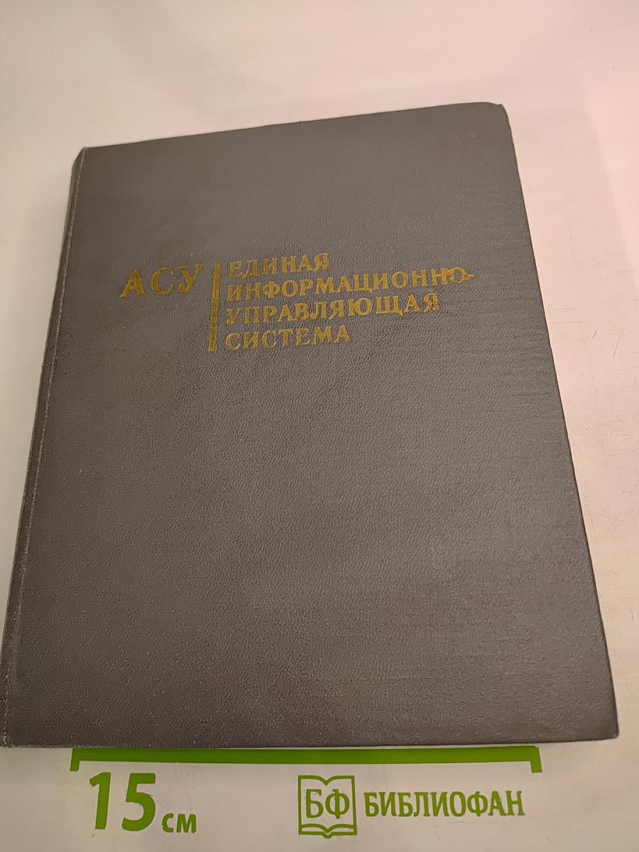 АСУ. Единая информационно-управляющая система. Проблемы теории и практики