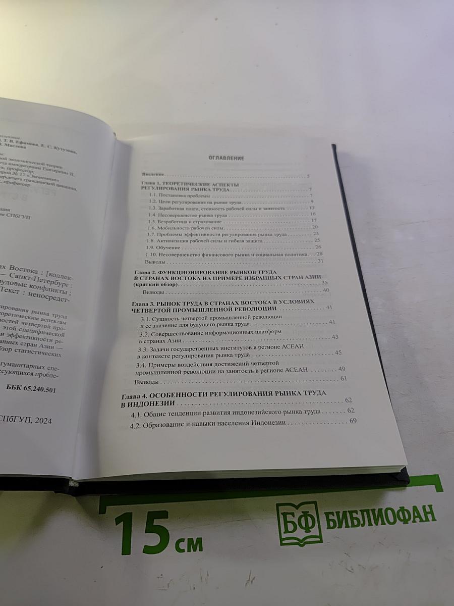 Регулирование рынка труда в странах Востока. Выпуск 51