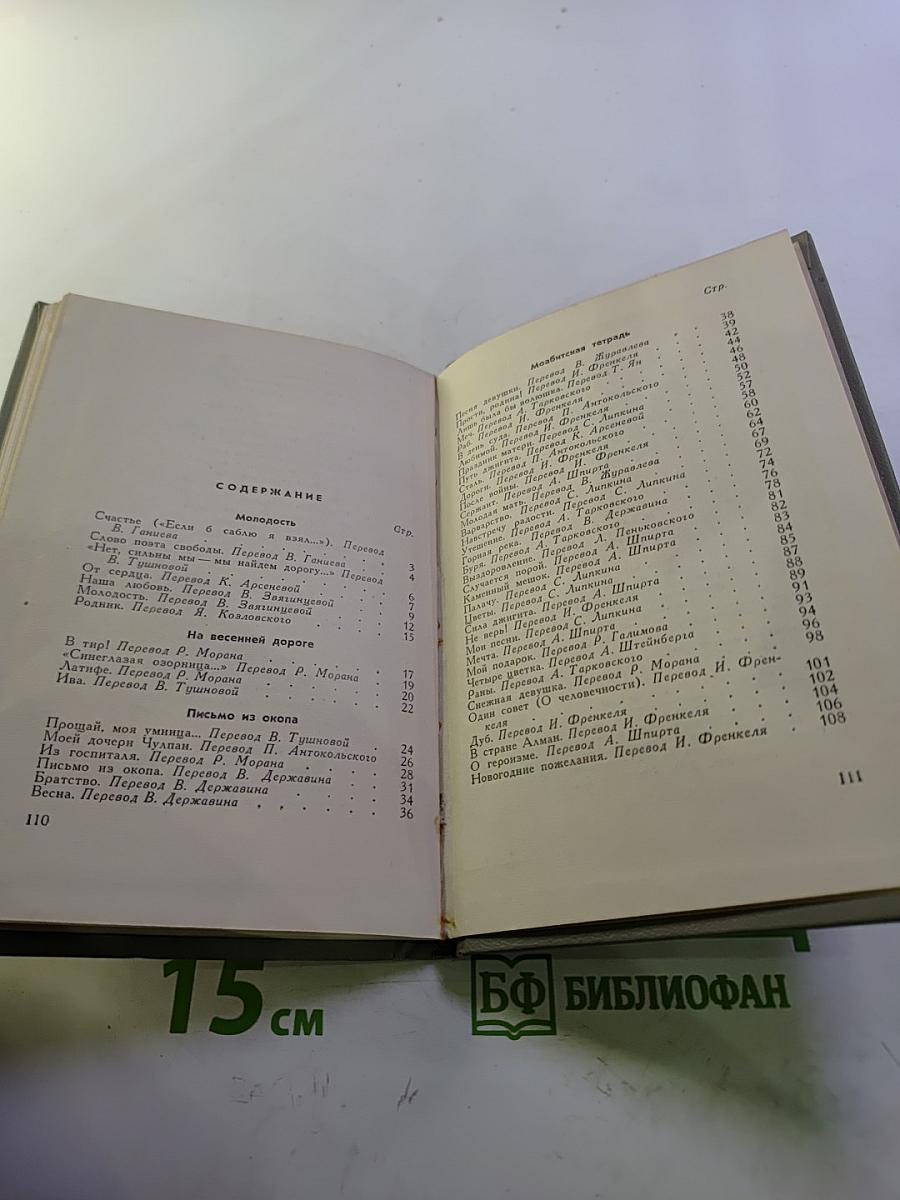 Избранная лирика