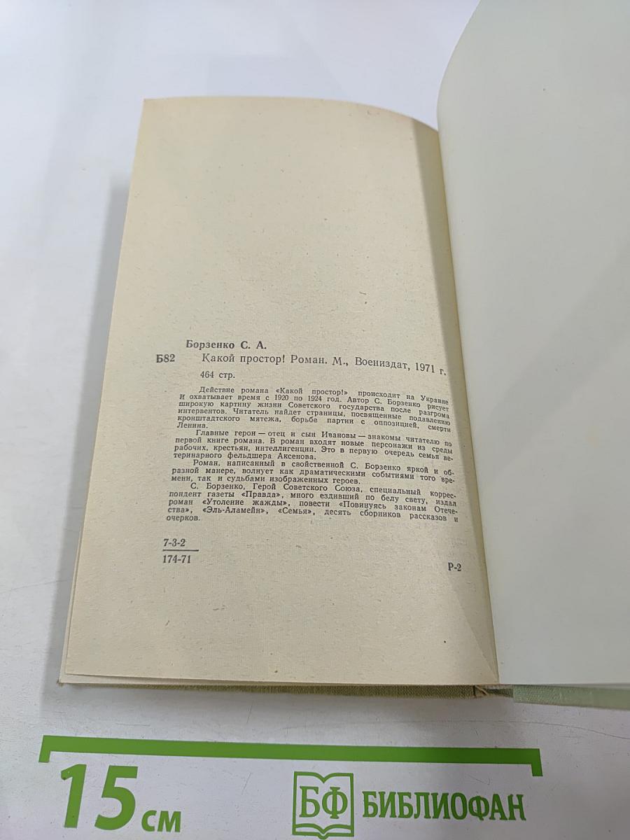 Какой простор! Книга вторая. Бытие