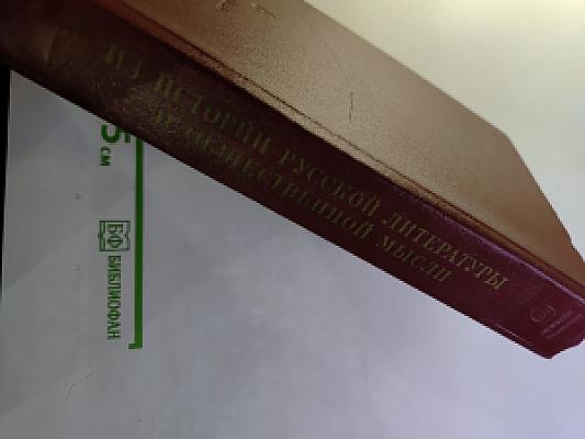 Из истории русской литературы и общественной мысли. 1860-1890-х годов