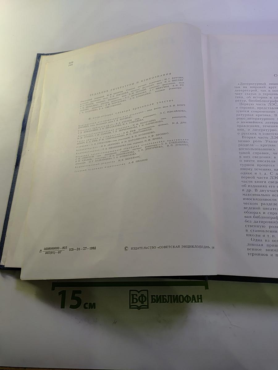 Литературный энциклопедический словарь