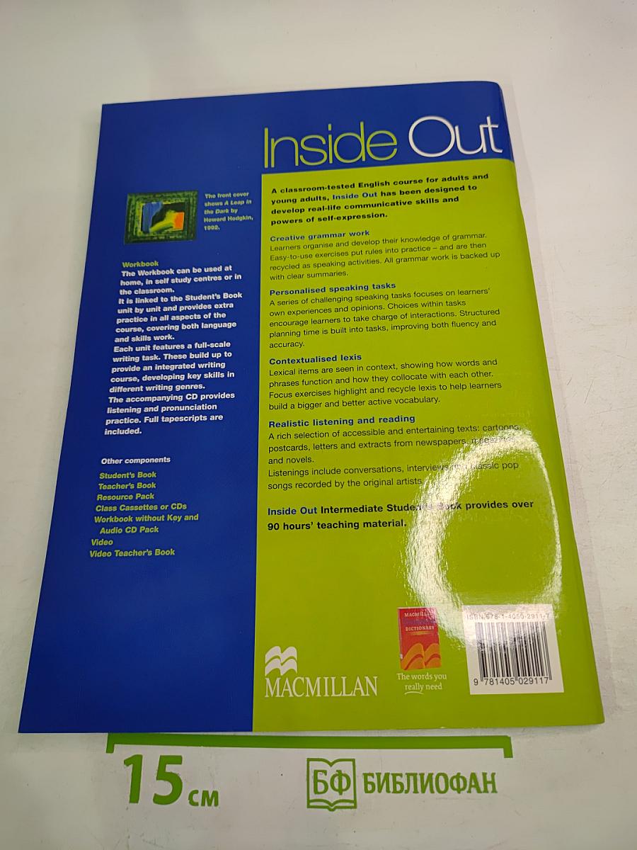 Inside Out Workbook with Key Intermediate