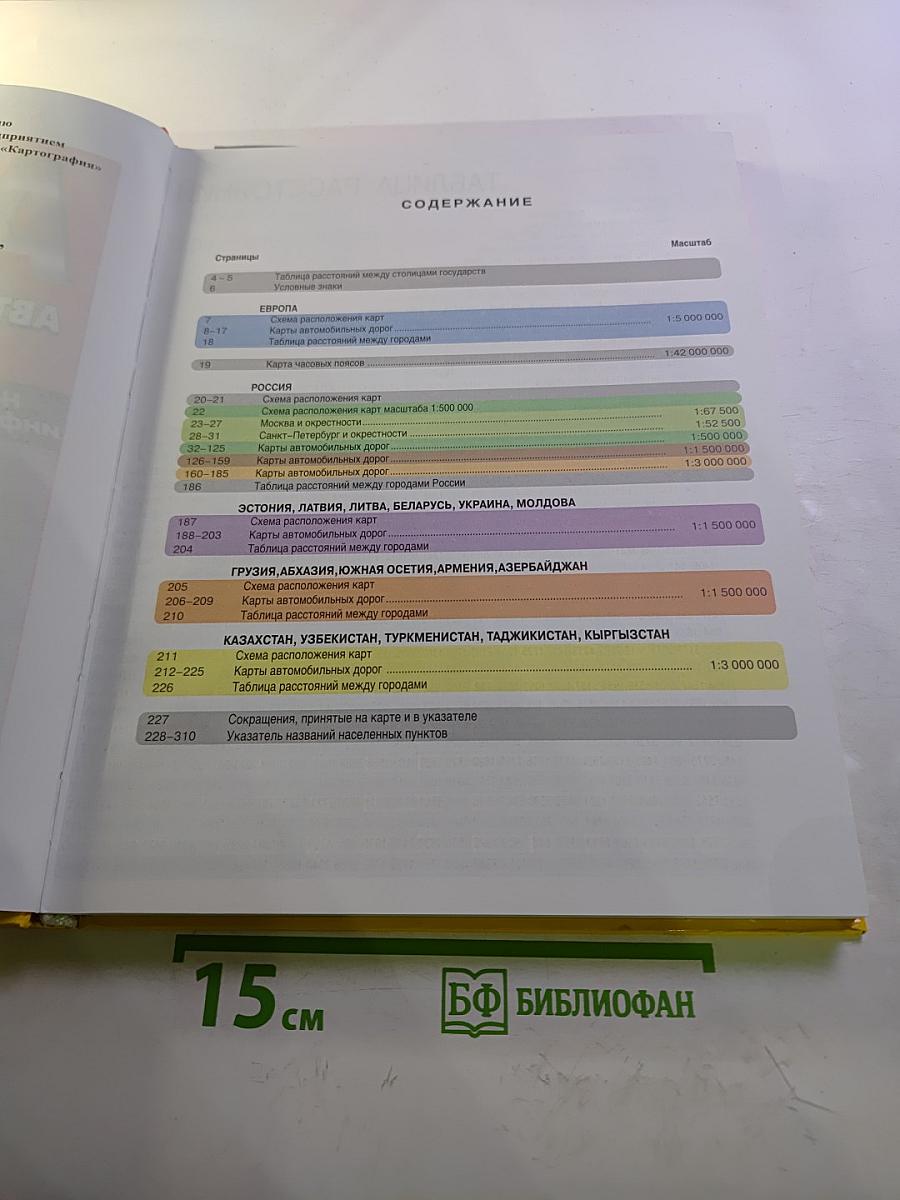 Атлас автомобильных дорог: Россия, сопредельные государства, Западная Европа, Азия