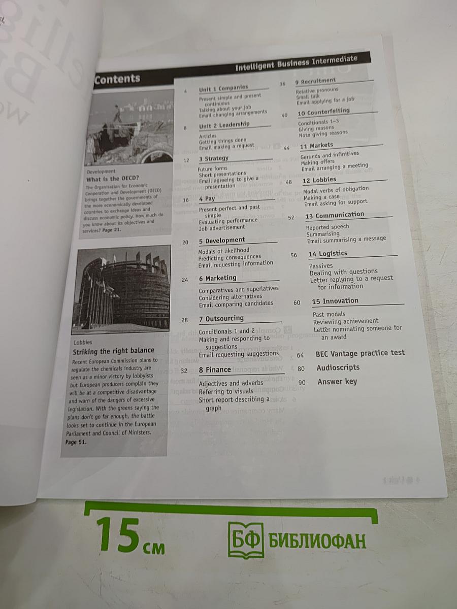 Intelligent Business Workbook Intermediate Business English