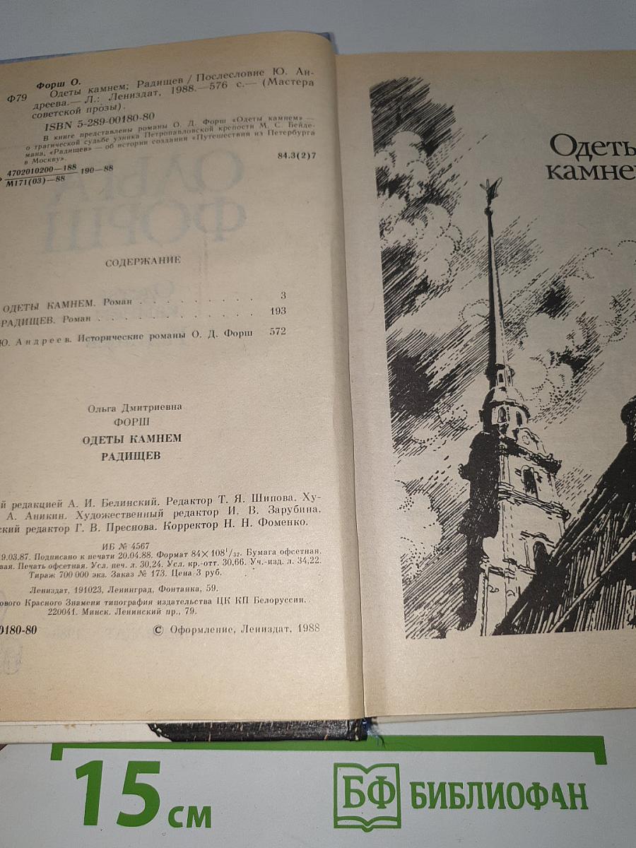Одеты камнем; Радищев