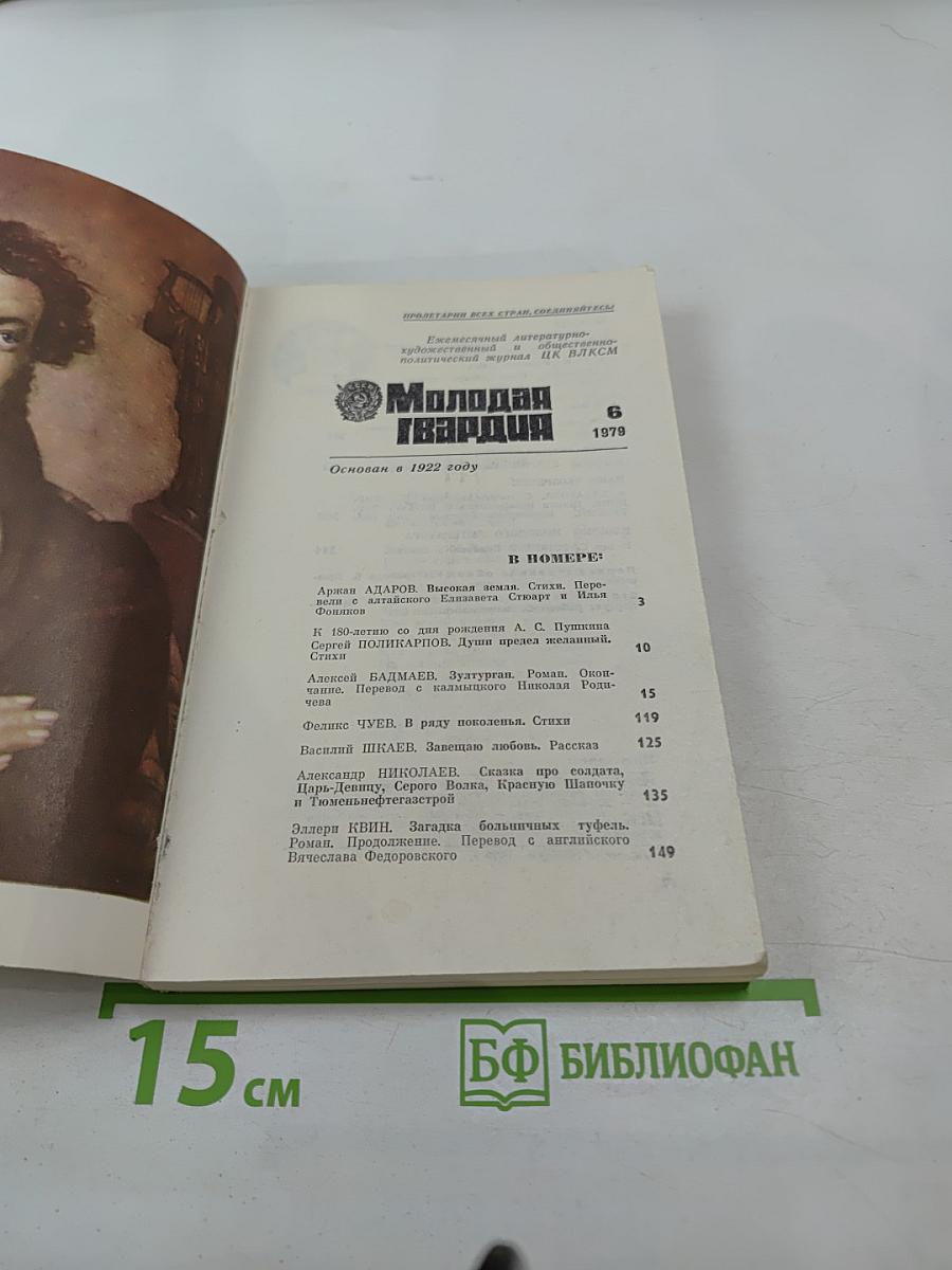 Молодая гвардия. Ежемесячный литературно-художественный и общественно-политический журнал № 6, 1979