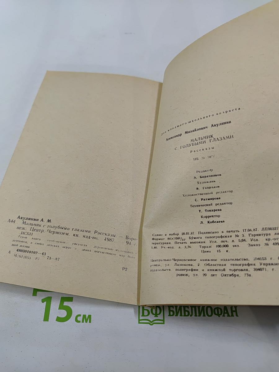 Мальчик с голубыми глазами