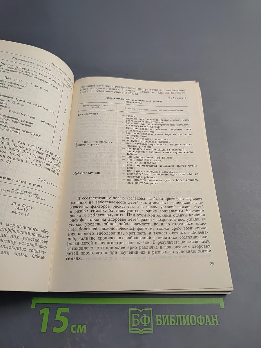 Социально-гигиенические и организационные проблемы педиатрии