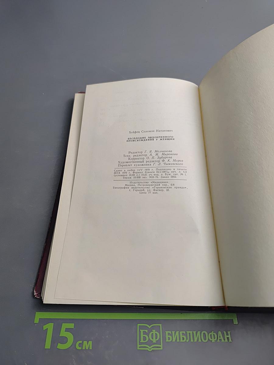 Бесплодие эндокринного происхождения у женщин