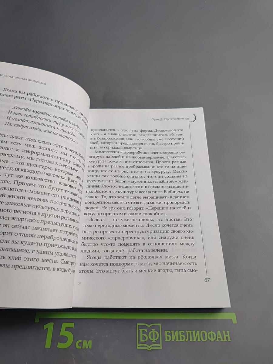 Ритмология: Неделя за неделей 1. Человек, умеющий читать