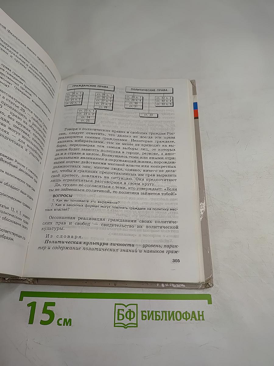 Права человека в свободной стране. Обществознание 8-9 классы