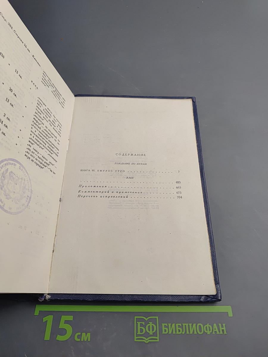 Хождение по мукам. Хмурое утро. Хлеб