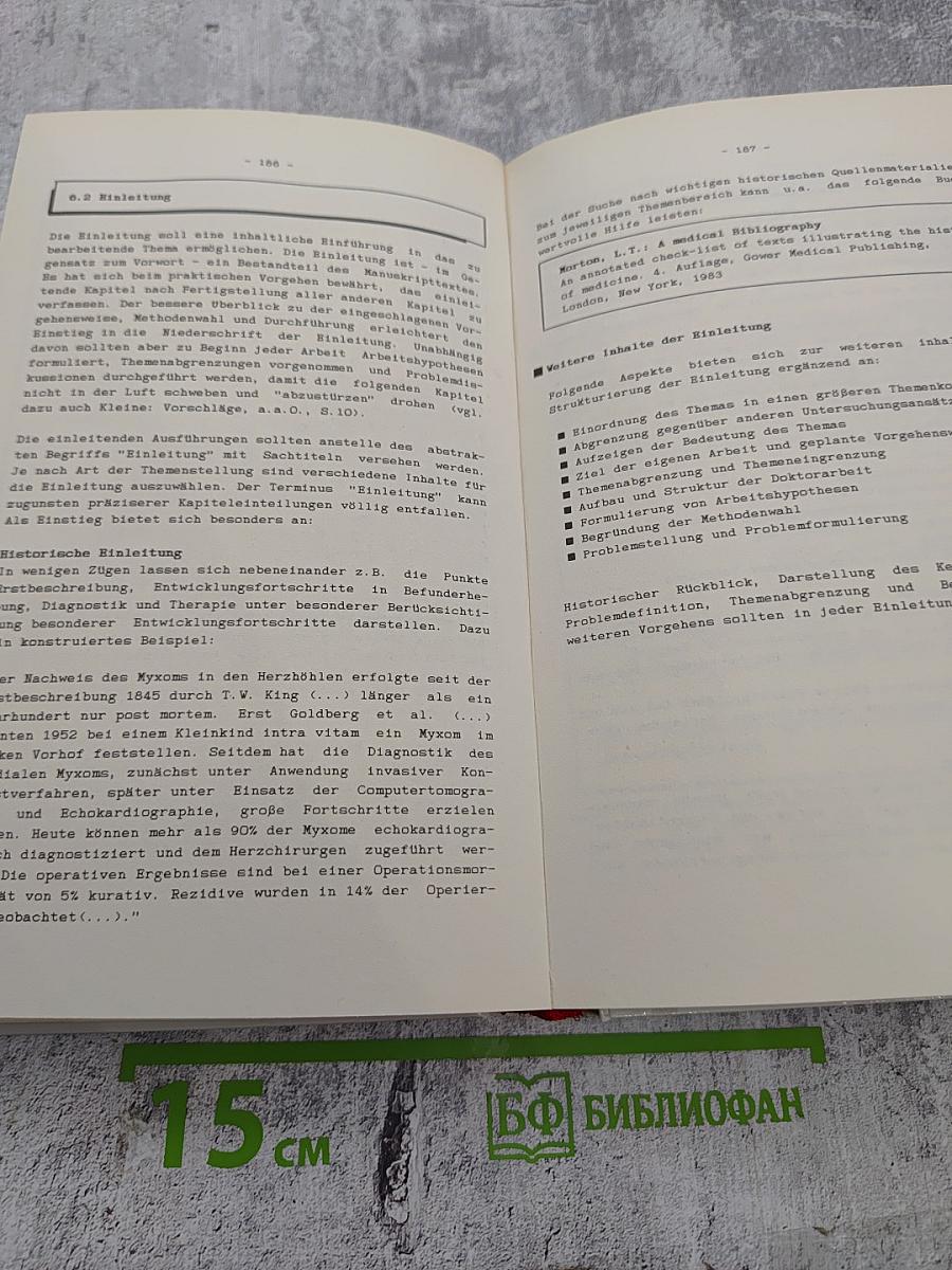 Die medizinische Doktorarbeit