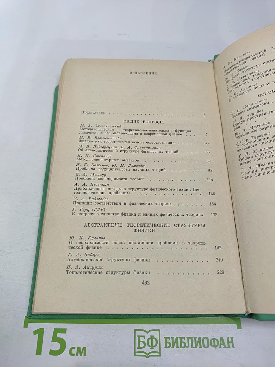 Физическая теория (Философско-методологический анализ)