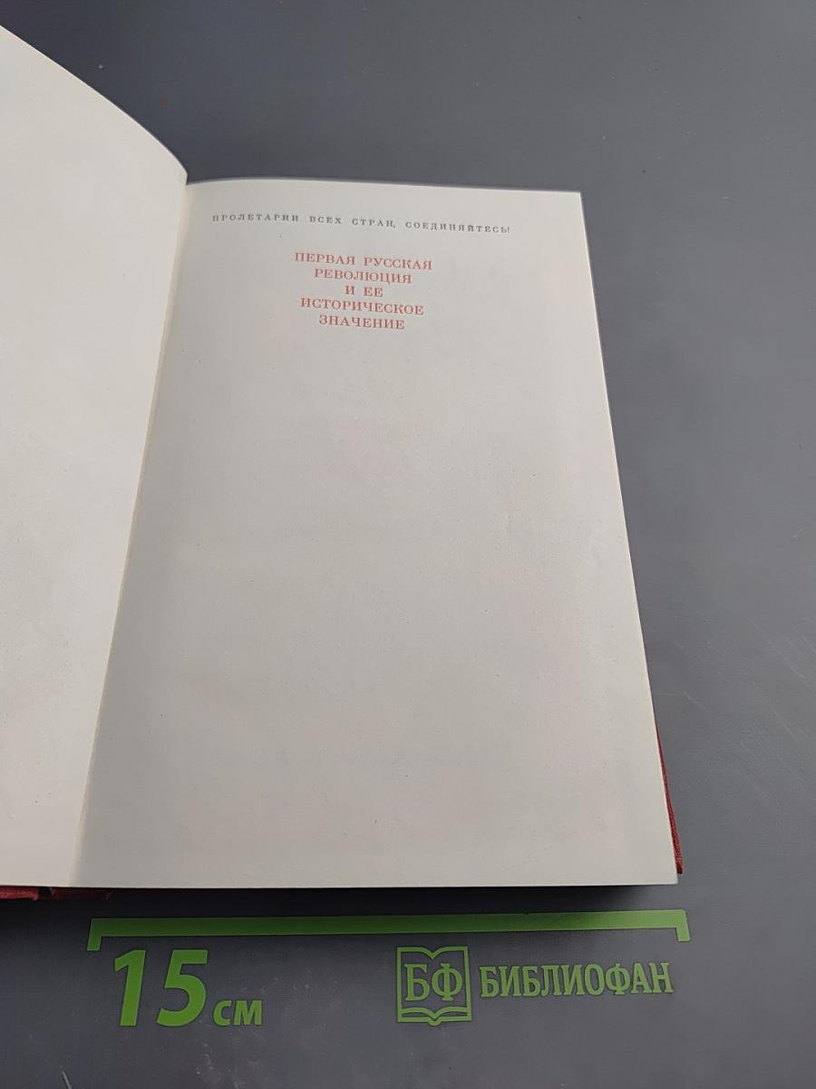 Первая русская революция и ее историческое значение