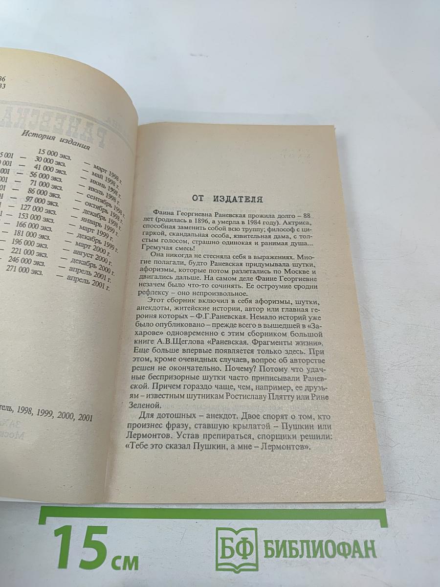 Фаина Раневская: случаи шутки афоризмы
