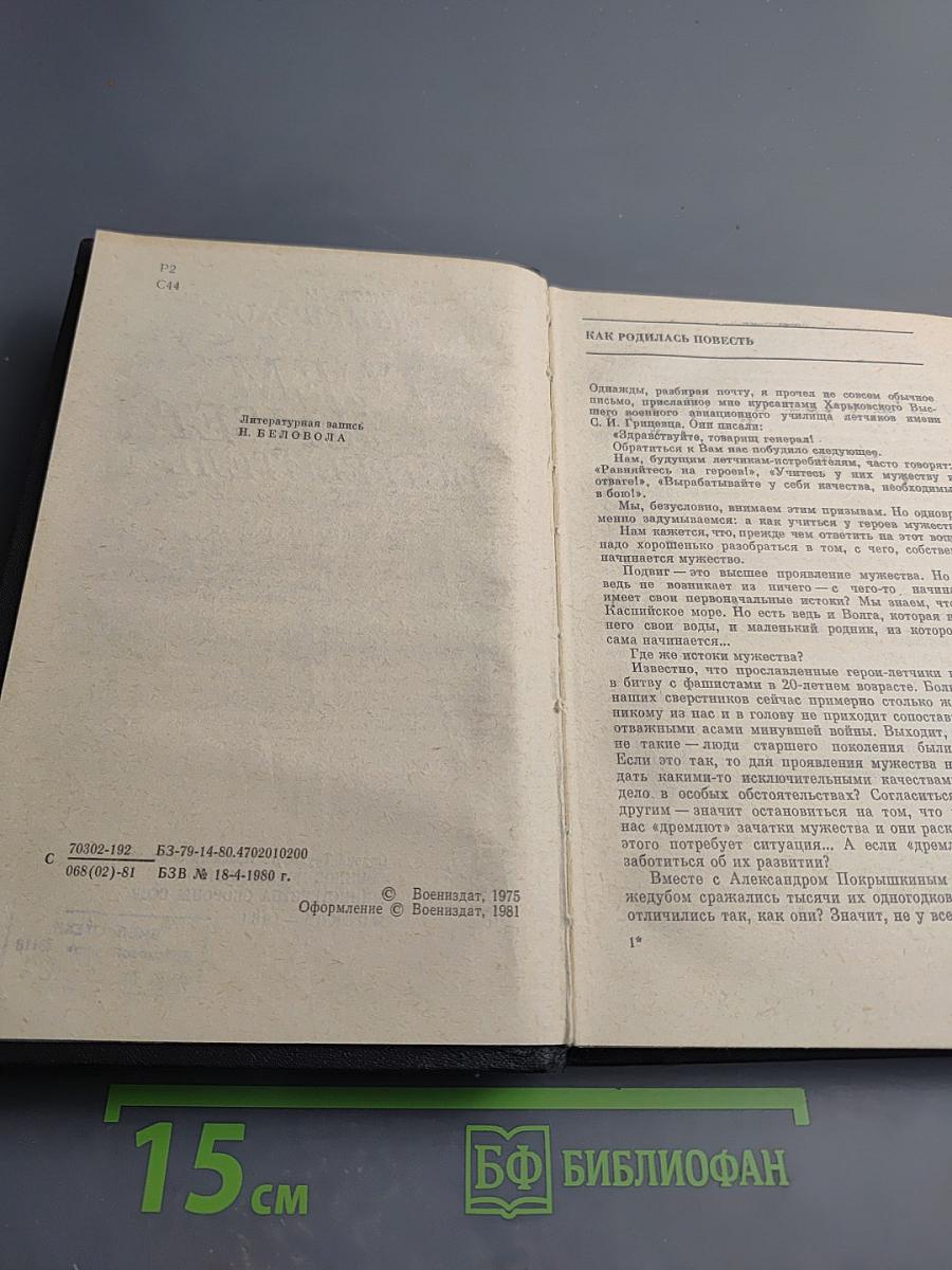 Боем живет истребитель