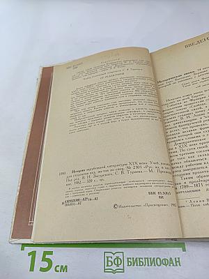 История зарубежной литературы XIX века