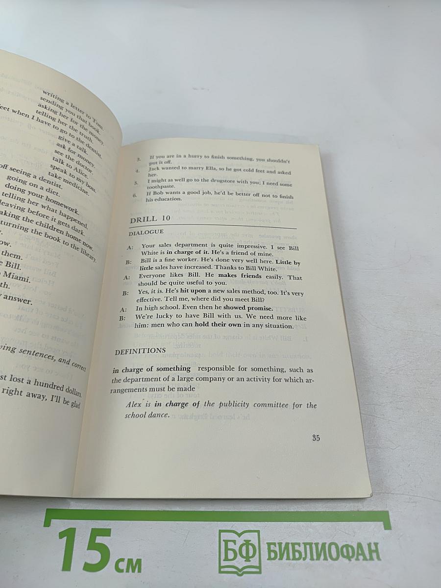 Idiom Drills for students of english as a second language