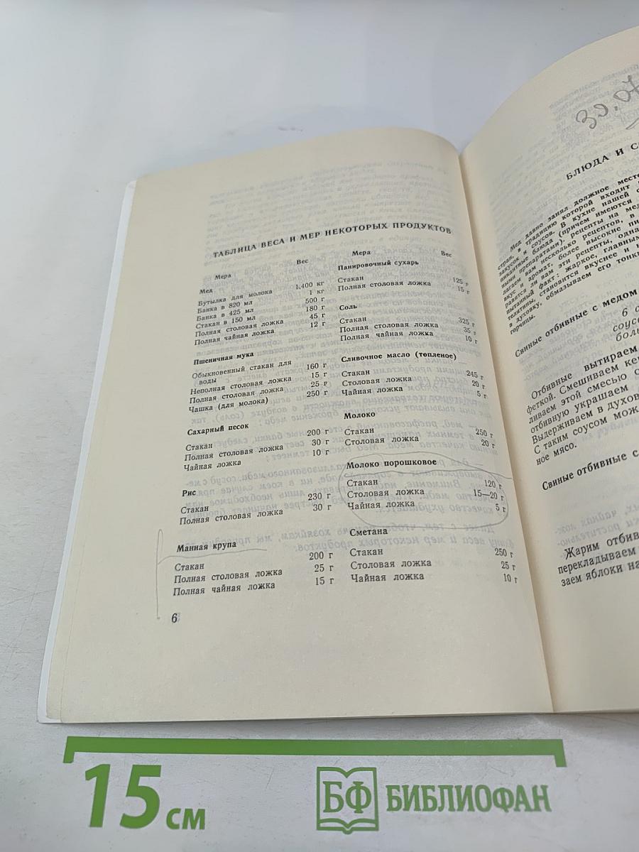 Медовая кулинария