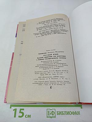 Русский язык. Большой справочник для подготовки к Единому Государственному Экзамену. Домашний репетитор