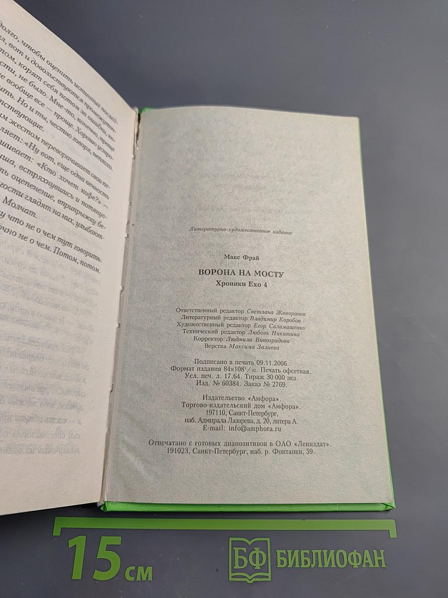 Ворона на мосту