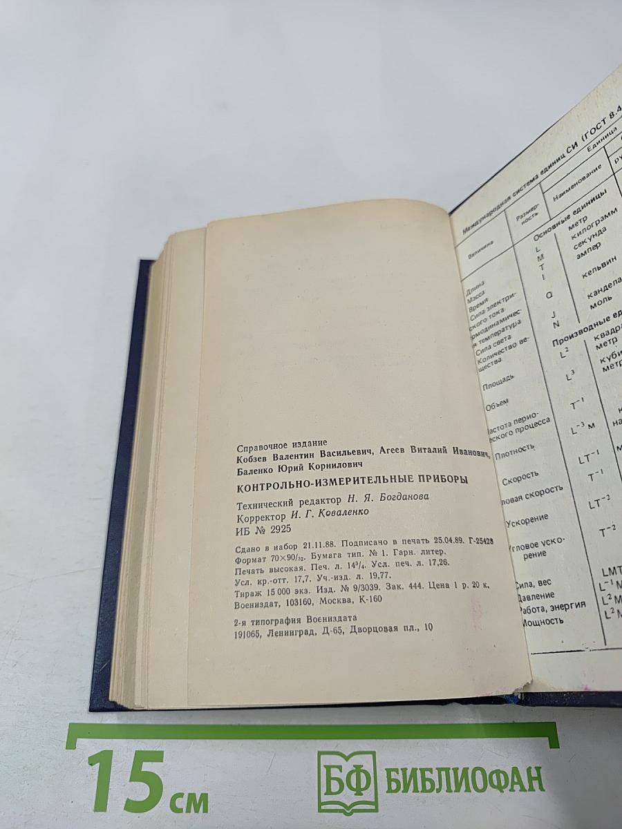 Контрольно-измерительные приборы