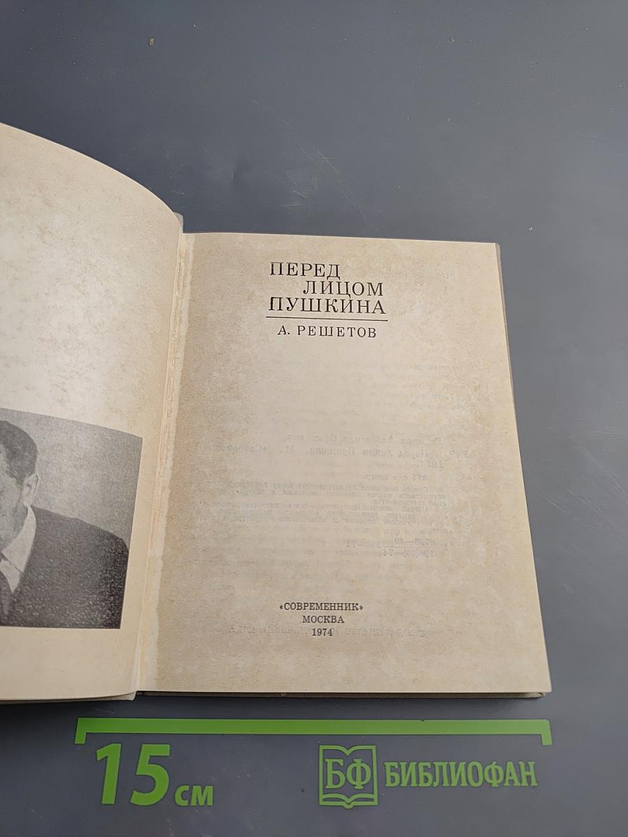 Перед лицом Пушкина