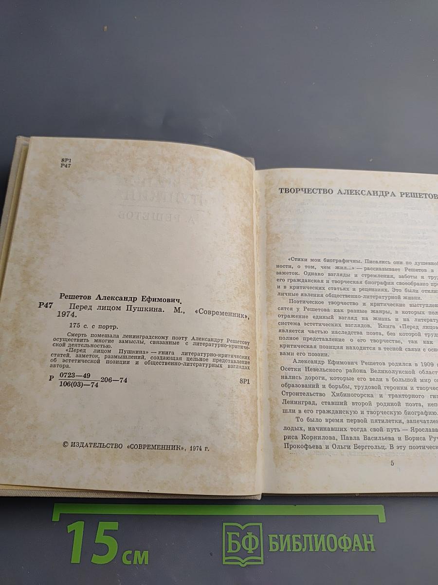 Перед лицом Пушкина