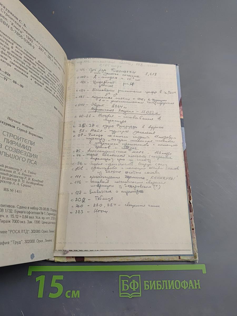 Строители пирамид из созвездия Большого Пса