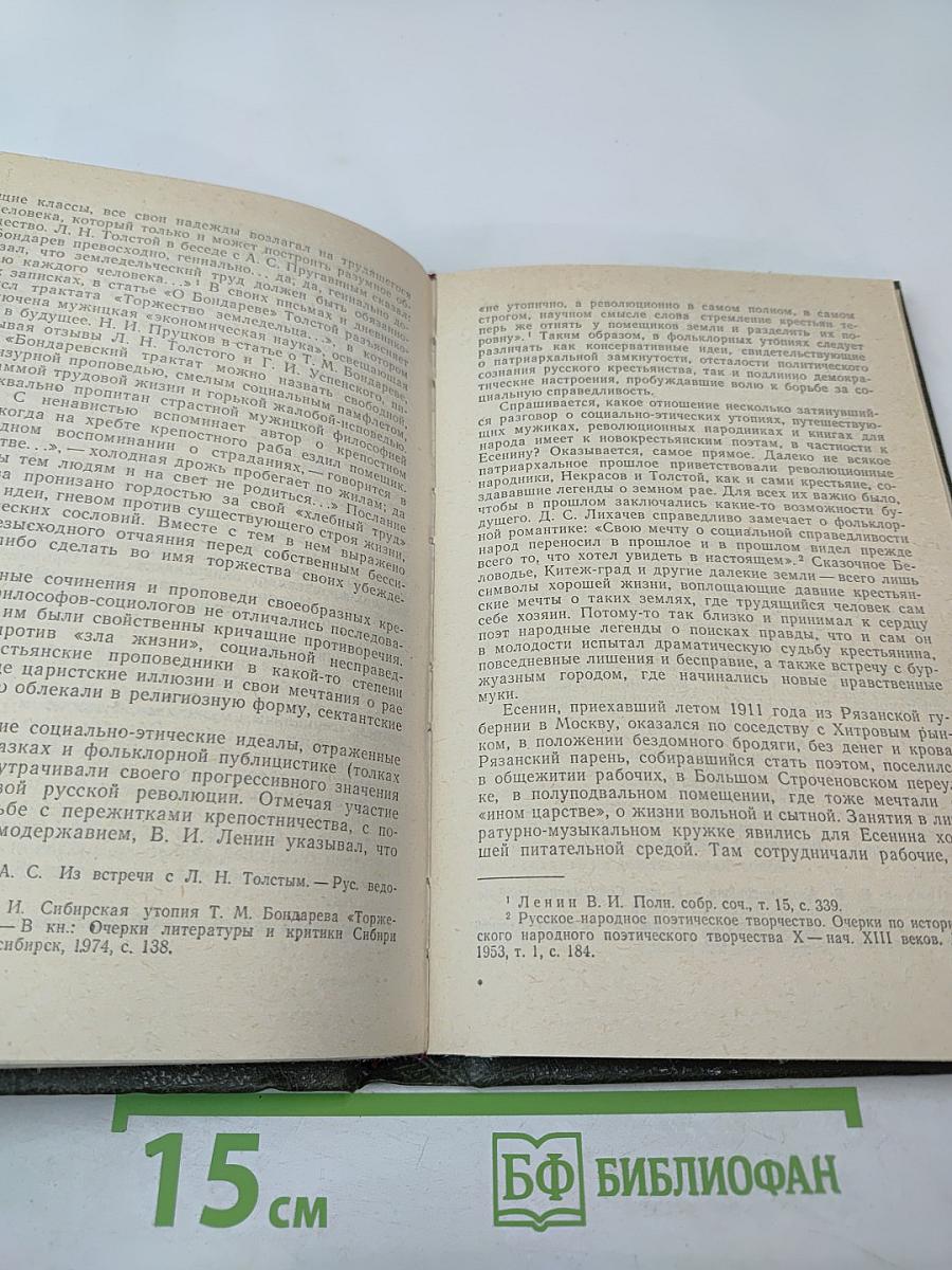 Сергей Есенин и Крестьянская Россия