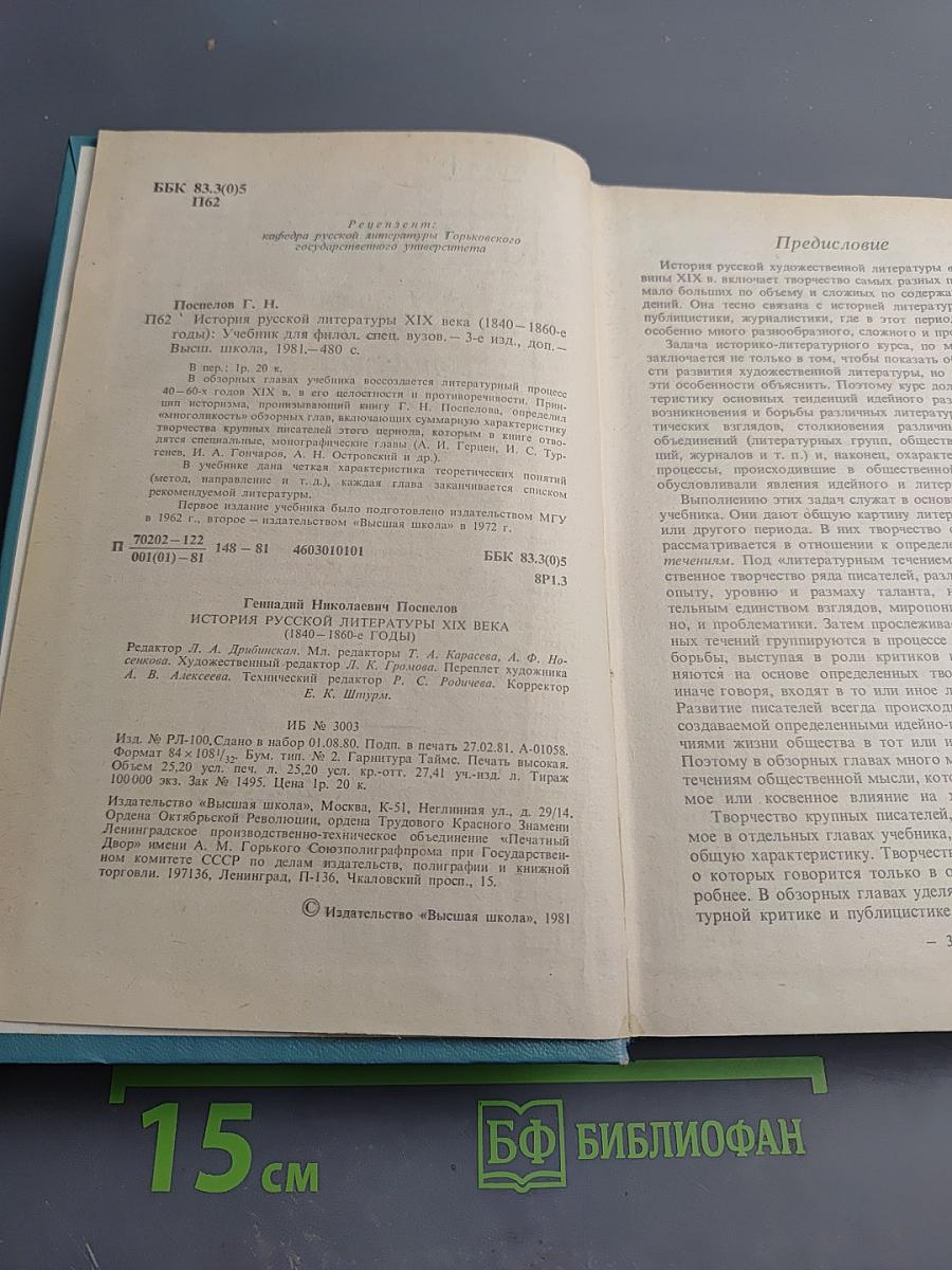 История русской литературы XIX века (1840-1860-е годы)