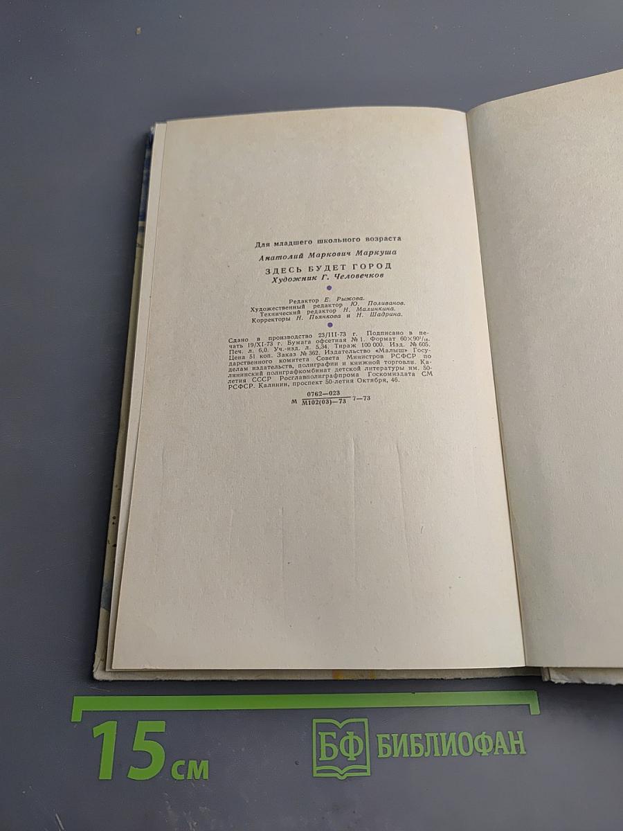 Здесь будет город