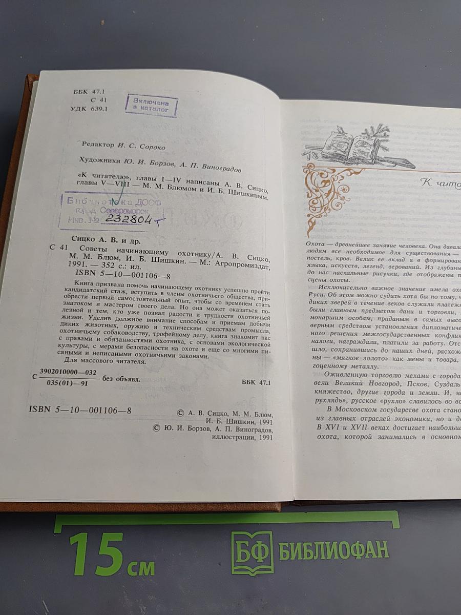 Советы начинающему охотнику