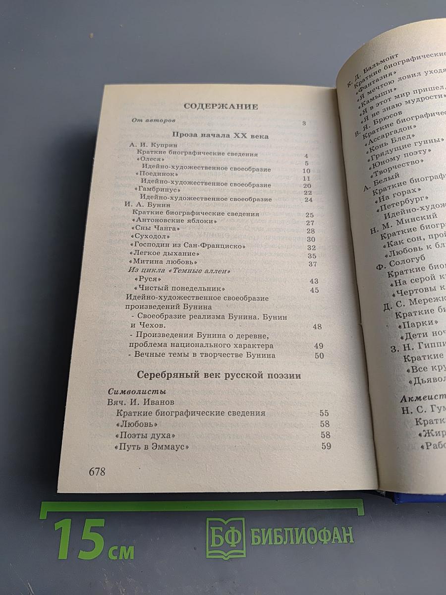 Все произведения школьной программы в кратком изложении 11 класс